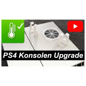Lüfterschutz PS4 Konsolen Upgrade | Kühlleistung verbessern