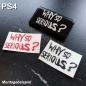 Preview: Why so Serious PS4 Dualschock ControllerAufkleber Skin Farbauswahl
