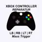 Preview: Abgebildeter Xbox One Controller mit schwarzer Schrift Xbox Controller Reparatur Maus Trigger Tasten