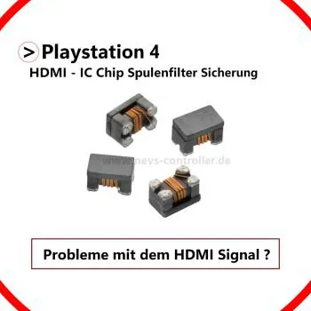 PS4 Konsole HDMI IC Chip Port Spulenfilter Sicherung Ersatz
