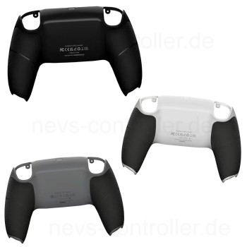 Preview: Farbliche PS5 Controller Rückgehäuse Auswahl mit griffiger Gummi Oberfläche für einen sicheren Halt