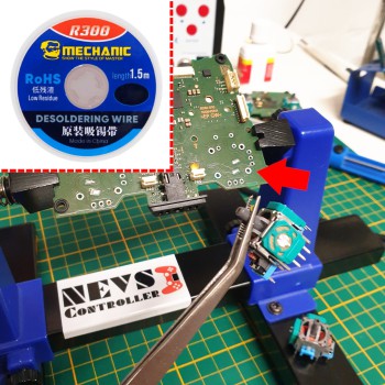 Preview: Entlötlitze Draht Profi Desoldering Wire Preview: Entlötlitze Ablötdraht geflecht