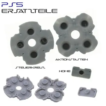 PS5 Controller - Ersatz Silikon leitfähige Gummi Tasten-Kontaktmatten