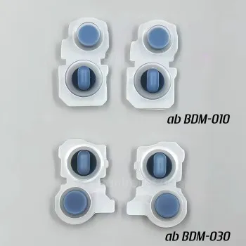 PS5 Dualsense Controller Ersatzteile - Trigger Gummi Kontaktmatten für Adaptiven Trigger Version für alle erhältlichen BDM Modelle in transparent