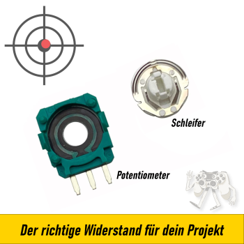 Preview: Potentiometer und Schleifer für Controller Reparatur Preview: Potentiometer und Schleifer für Controller Reparatur