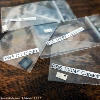 Preview: PS5 Konsolen Reparatur Ersatzteile Set für HDMI Anschluss Kondensator Widerstand