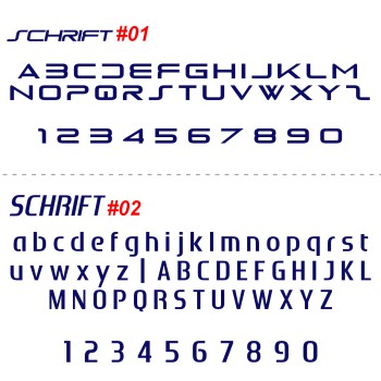 Preview: Auswahl Schriftstyle für Design Hintergrundvorlage