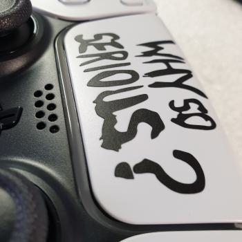 PS5 Controller Touchpad Why so Serious Aufkleber