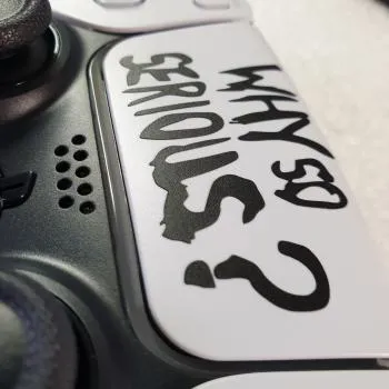PS5 Controller Touchpad Why so Serious Aufkleber