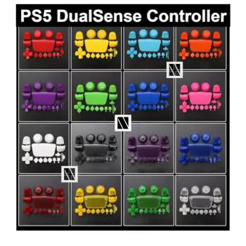 Farbliches Tasten Set für PS5 DualSense Controller