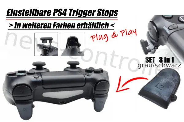 Einstellbare PS4 Controller L2/R2 Trigger Stops | AUSWAHL