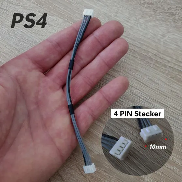 Verbindungskabel mit 4 PIN Stecker für die Playstation Konsolen