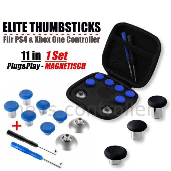 Artikelbild AIM Elite Thumbsticks blau Artikelbild AIM Elite Thumbsticks blau