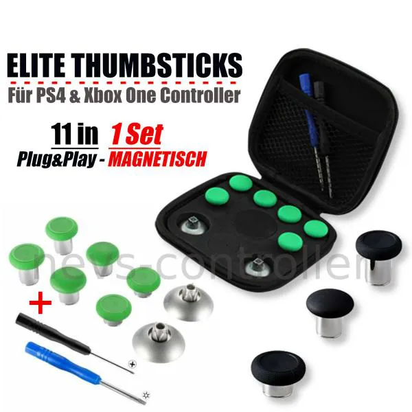 Artikelbild AIM Elite Thumbsticks rot