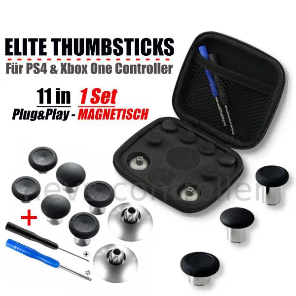 Artikelbild AIM Elite Thumbsticks rot