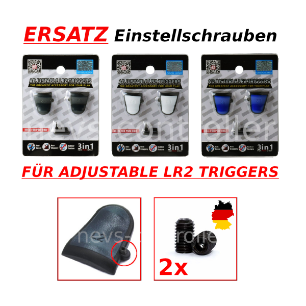 Einstellschrauben ERSATZ für PS4 Trigger Stops Set
