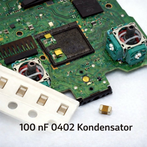 100nF 0402 SMD Keramikkondensator MLCC 16V X7R zur Entkopplung und Controller Reparatur