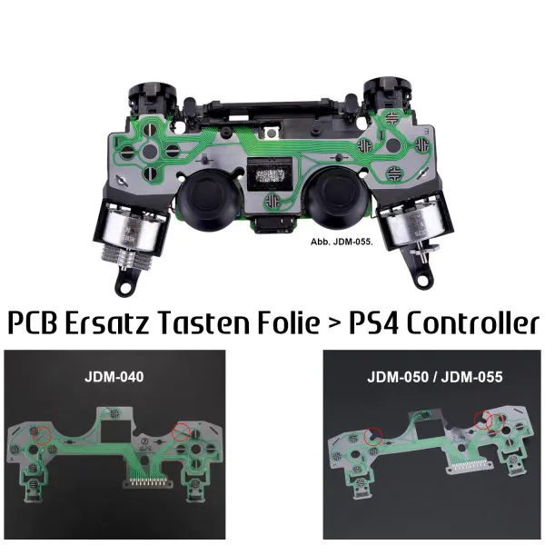 Flachbandleiterplatte Folie Flexkabel für PS4 JDS-055 PS4 050 Controller Leitfähige Folie Pad Flex Kabel PCB Joystick Tasten