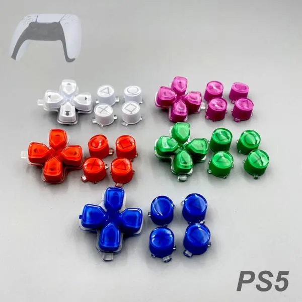 PS5 DualSense Controller farbliches Button Tasten Set