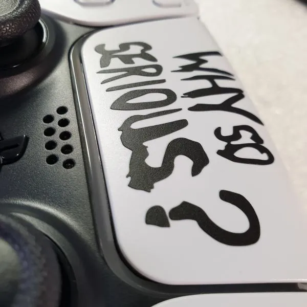 PS5 Controller Touchpad Why so Serious Aufkleber