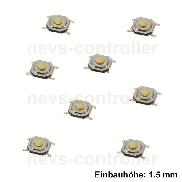 Alu Metall Micro Taster Ausführung 1.5mm